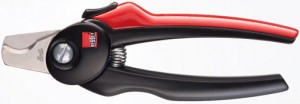 ERDI Kabel-Schere mit ERGO-Griff
Gesamtlänge 160 mm/für mehradrige Kabel bis 10 mm ø