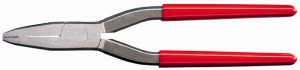 ERDI Spengler-Flachzange aufgelegt
Gesamtlänge 240 mm/Maultiefe 45 mm/Verzahnung 0,8 mm