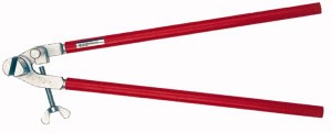 ERDI Rinnenträger-Abbiegezange offene Form
Gesamtlänge 680 mm/Schlitzbreite 10 mm für Rinneisen bis 40x6 mm