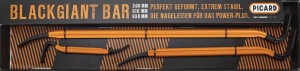 PICARD Nageleisen BlackGiant Bar breite Auflagefläche verringert ungewollte Beschädigungen Rough and Tough Lackierung verhindert das Abrutschen, Nr. 46Z, Set