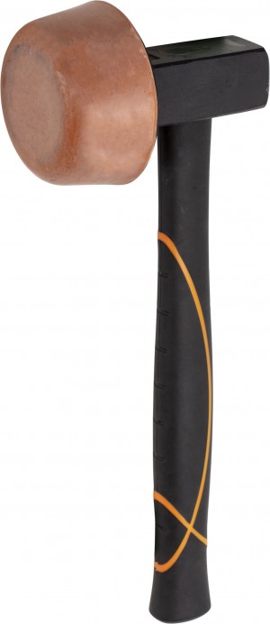 PICARD Plattenlegerhammer BlackTec rückschlaghemmend, mit doppelt geschweiftem Eschenstiel, Nr. 68g FS