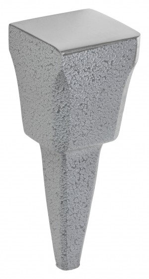 PICARD Stiftamboss Arbeitsfläche fein poliert, Bahn flach, mit einer runden Ecke und geschweifter Kante, Nr. 141b, 80 mm