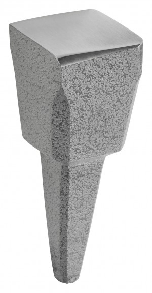 PICARD Stiftamboss Arbeitsfläche fein poliert, Bahn flach, mit zwei scharfen und zwei runden Ecken und geschweifter Kante, Nr. 141d, 80 mm