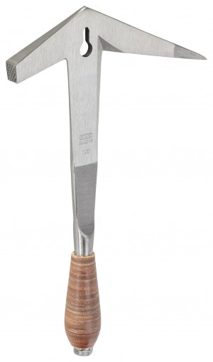 PICARD Schieferhammer geschmiedet, mit Ledergriff; Schneide, Kopf und Spitze besonders gut gehärtet, für Rechtshänder, Nr. 207 R XL