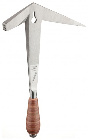 PICARD Schieferhammer geschmiedet, mit Ledergriff; Schneide, Kopf und Spitze besonders gut gehärtet, für Linkshänder, Nr. 207 L, links