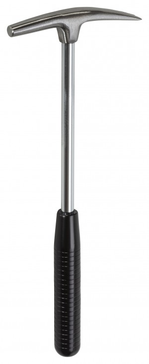 PICARD Polsterhammer fein blank, mit gerilltem rundem Spezial-Gummigriff, Nr. 217, 16 mm