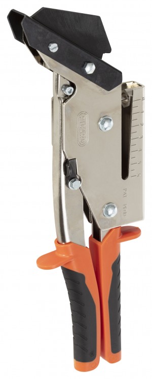 PICARD Schiefer- und Faserzement-Hand- und Lochschere zum Bearbeiten von Naturschiefer, Eternit und Faserzementplatten (bis 7 mm); staub- und bruchfreier Schneidvorgang; mit Lochvorrichtung für Materialstärken bis 7 mm, Nr. 226 1/2