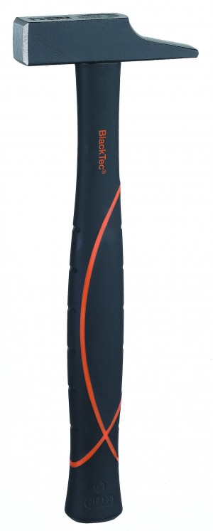 PICARD Schreinerhammer BlackTec® DIN 5109, franz. Form, 3K-Voll-Kunststoff-Stiel mit innenliegendem Fiberglaskern, gummierte Grifffläche, Nr. 329 FS, 22 mm