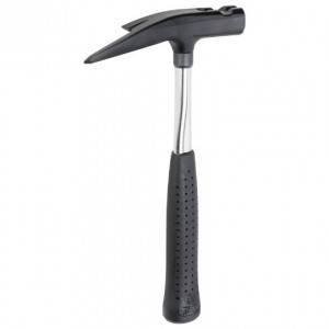 PICARD Latthammer VPA-GS, mit Kopfsicherung, mit magnetischem Nagelhalter, Hammerkopf schwarz lackiert, schwarzer Spezialgriff, Nr. 620M, geraut