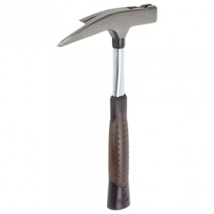 PICARD Latthammer VPA-GS, mit Kopfsicherung, mit magnetischem Nagelhalter, für höchste Ansprüche, Hammerkopf fein blank, Chrom-Molybdän-Stahlrohrstiel, Klaue u. Spitze besonders gehärtet, mit hohem Auge, Nr. 698, geraut