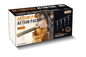 PICARD Aktionspack Latthammer 620M glatt 4x 0062010 1x 7910035-001, Nr. 70062-001, 620M