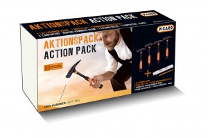 PICARD Aktionspack Latthammer 820M geraut  4x 0082000 1x 0071510-00 1x 0071501-025, Nr. 70064-001, 820M, glatt