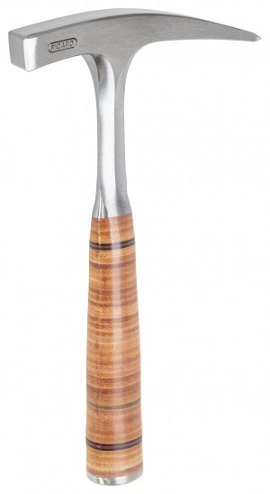 PICARD Ganzstahl-Geologenhammer mit Spitze Ledergriff, mit Spitze, aus C60 Spezialstahl