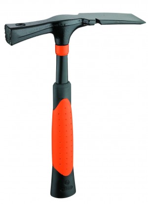 PICARD Maurerhammer BlackGiant® Berliner Form, ergonomischer, schwingungsdämpfender 2-Komponenten-Griff orange/schwarz, zusätzliches Innenrohr