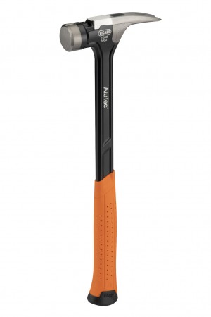 PICARD Framing Hammer AluTec® hybrides Kopfdesign aus Aluminium und geschmiedetem Stahl, extrem robuster und langlebiger Aluminium Monoblock, mit magnetischem Nagelhalter, 2 Komponenten-Griff, ergonomisch und schwingungsreduziert