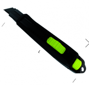 METRICA PROFESSIONELLER CUTTER BLACK BLADE 18MM L: 185 MM