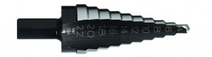 IRWIN Stufenbohrer 3M 7 Hole sizes (6mm - 18mm), 2mm increments