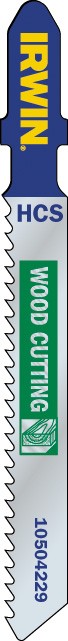 IRWIN HCS Stichsägeblätter für Holz - T-Schaft HCS, 83mm, 20 TPI, T101AO, Seitenschliff, enge Kontur   1 Pkg. = 5 Stk.