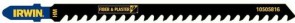 IRWIN Hartmetallbestückte Stichsägeblätter für Glasfaser & Gips - T-Schaft T141HM Hartmetallbestückt, 100mm, 6TPI