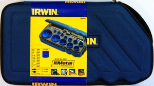 IRWIN Bi-Metall Lochsägenset 1200G SE: 16, 19, 22, 25, 29, 32, 35, 38, 44, 51, 65, 76mm, Halter 10504533 & 10504535, 3 Pilotbohrer