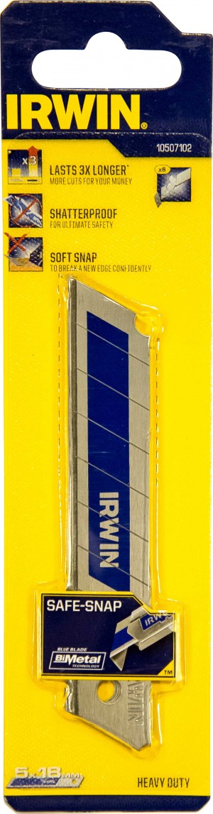 IRWIN Bi-Metall „Blue“ Abbrechklinge 18mm - 5 Stck.