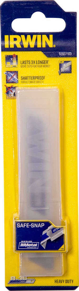 IRWIN Bi-Metall „Blue“ Abbrechklinge 18mm - 8 Stck.