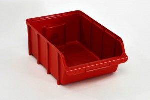 Sichtbox Euro-Bin 5 rot
184x312x470