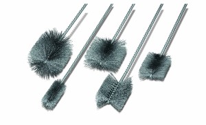 Bürsten-Set mit Stiel Stahldraht 
je 1 x  545.303/545.331/552.811
/552.816/559.713 große Ausf.
