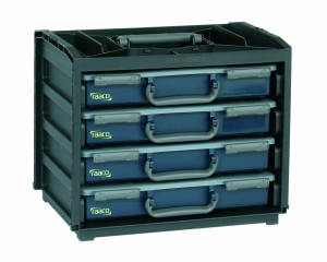 HANDYBOX 55x4 SCHW./BL./G 310x376x265 mit je 2 Stk. 136211 und 2 Stk. 136228