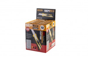 SEMLOC ProSeries Display mit 12 Universalcuttern 18 mm (SK4) - TwistLock