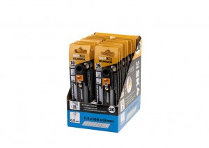 SEMLOC ProSeries Display mit 20 Köchern Abbrechklinge 18 mm (SK4)