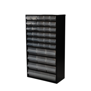 RAACO Schubladenmagazin 11-36 552x306x150 mm Dunkelgrau 40 Schubladen / Stahlmagazin "SONDERARTIKEL"
