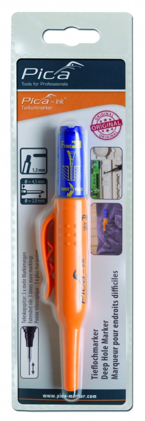 Pica INK Tieflochmarker blau - SB-Version