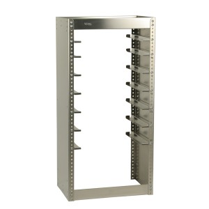 RAACO Boxxser Regal leer S216 mit 7 Einschubleisten Aluminium
