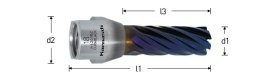 KERNLOCHBOHRER HSS XE
MIT INNENGEWINDE