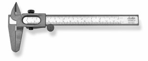 SCALA K-Meßschieber 120mm/5Zoll phos.blendfrei Non 1/10mm/1/16" Feinstellrolle