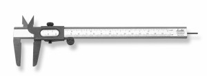 SCALA K-Meßschieber 160mm/6Zoll phos.blendfrei Non 1/10mm/1/16", Feinstellrolle