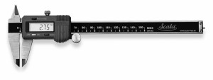 SCALA Dig.-TA-Meßschieber 150x40mm TM rund 0,01mm/0,0005", gr.Display
