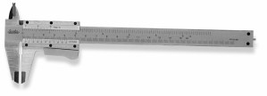SCALA TA-Meßschieber 150mm matt-rostfrei 1/50-1/1000" Klemmhebel Plastiktasche
