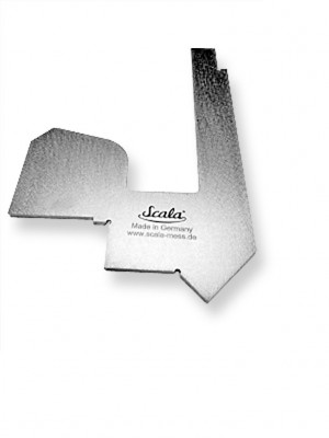 SCALA Q/r Radprofil-Schablone 100x150x3 mm inox  (Preis auf Anfrage)