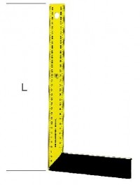 SCHREINERWINKEL ROSTFREI
LÄNGE 500MM GELB