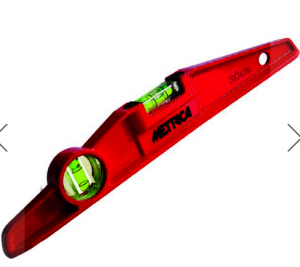 TRAPEZ-WASSERWAAGE ALU-GUSS
50 CM Acryl-Libellen
