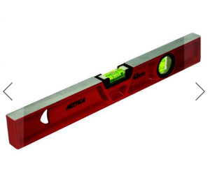 METRICA WASSERWAAGE ALU-GUSS 2 SOHLEN/MAGNET.