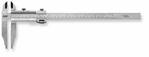 SCALA WS-Meßschieber 500x150mm matt rostfrei 1/50mm/1/1000",m.Spitzen + FE