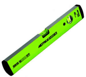 METRICA Flash XL Wasserwaage 100 cm, 2 Libellen, 0,30 mm/m