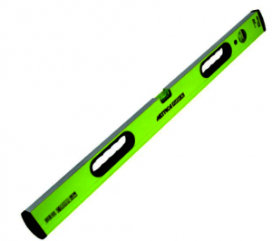 METRICA Flash XL Wasserwaage 80 cm, 2 Libellen, 0,30 mm/m mit Griff