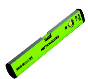 METRICA Flash XL Wasserwaage 150 cm, 3 Libellen, 0,30 mm/m