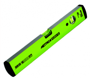 METRICA Flash XL Wasserwaage 180 cm, 3 Libellen, 0,30 mm/m