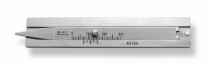 SCALA Reifenprofilmesser 30mm Messing Abl. 0.1mm, Brücke 20mm,