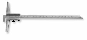 SCALA Tiefenmeßschieber 500x160mm, Haken 1/20mm, rostfrei-chrom